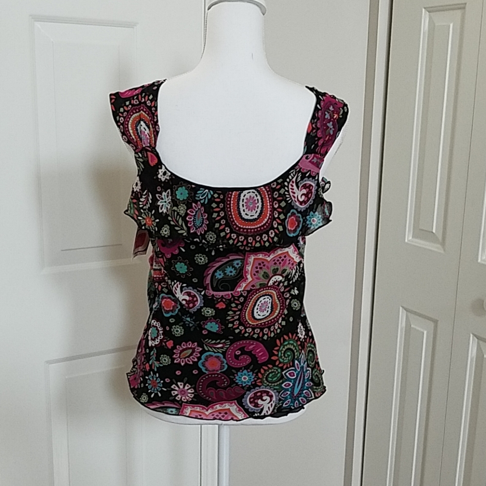 BANDOLINO SLEEVELESS TOP - Picture 2 of 5